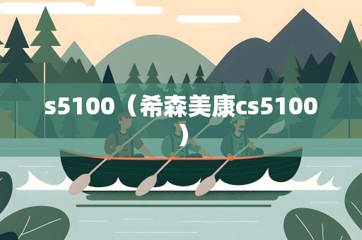 s5100（希森美康cs5100）