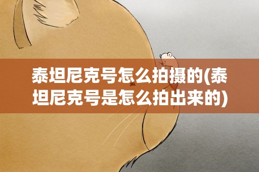 泰坦尼克号怎么拍摄的(泰坦尼克号是怎么拍出来的)
