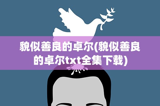 貌似善良的卓尔(貌似善良的卓尔txt全集下载)