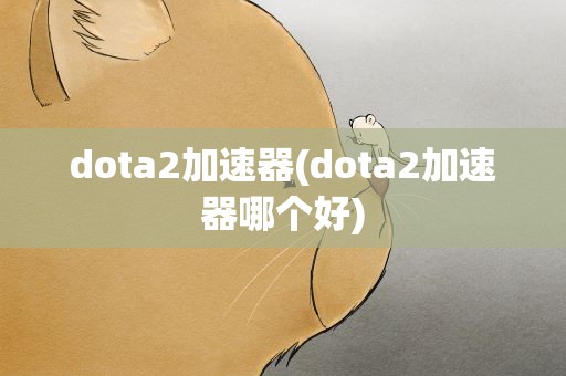 dota2加速器(dota2加速器哪个好)