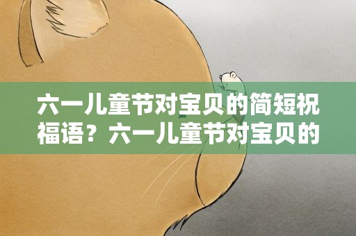 六一儿童节对宝贝的简短祝福语？六一儿童节对宝贝的简短祝福语大全