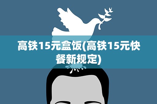 高铁15元盒饭(高铁15元快餐新规定)