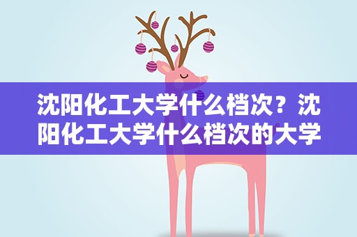 沈阳化工大学什么档次？沈阳化工大学什么档次的大学