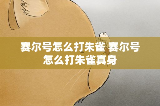 赛尔号怎么打朱雀 赛尔号怎么打朱雀真身