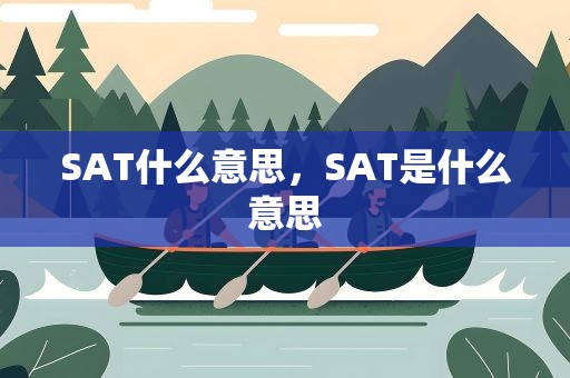 SAT什么意思，SAT是什么意思