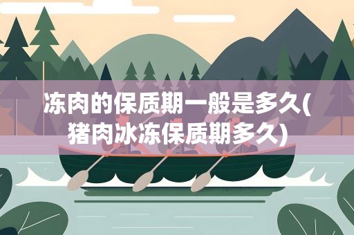 冻肉的保质期一般是多久(猪肉冰冻保质期多久)