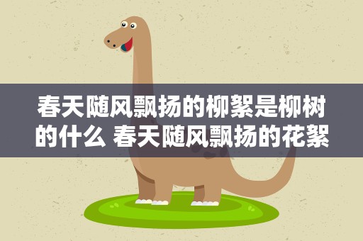 春天随风飘扬的柳絮是柳树的什么 春天随风飘扬的花絮是柳树的什么