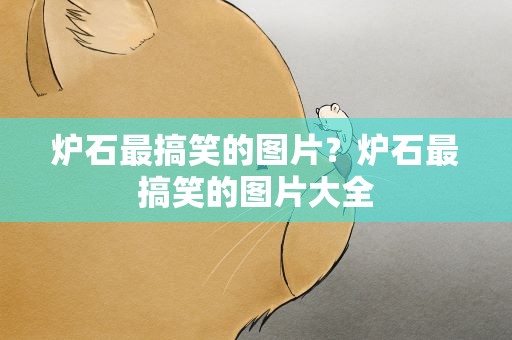 炉石最搞笑的图片？炉石最搞笑的图片大全