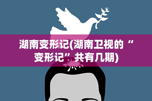 湖南变形记(湖南卫视的“变形记”共有几期)