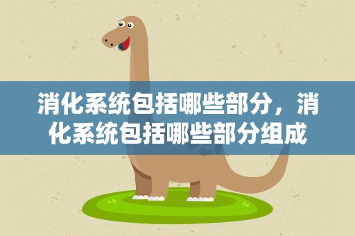 消化系统包括哪些部分，消化系统包括哪些部分组成