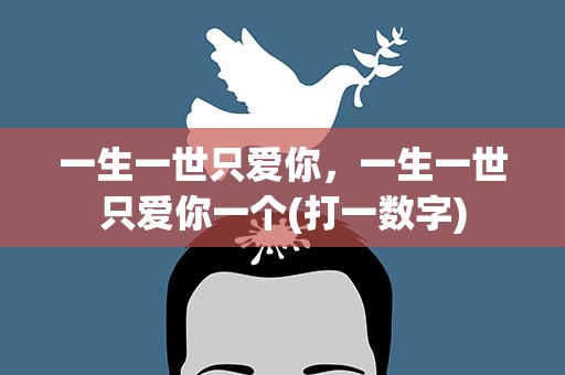 一生一世只爱你，一生一世只爱你一个(打一数字)