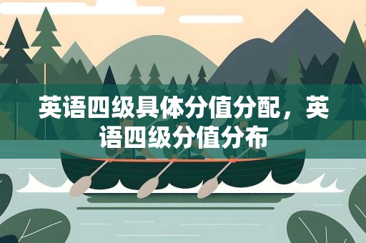 英语四级具体分值分配，英语四级分值分布