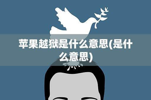 苹果越狱是什么意思(是什么意思)