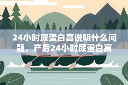 24小时尿蛋白高说明什么问题，产后24小时尿蛋白高说明什么问题