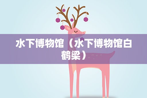 水下博物馆（水下博物馆白鹤梁）
