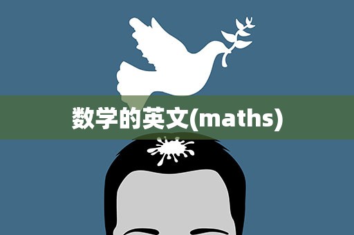 数学的英文(maths)