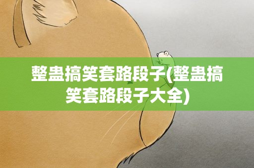 整蛊搞笑套路段子(整蛊搞笑套路段子大全)