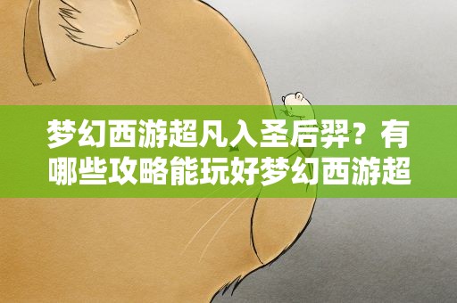 梦幻西游超凡入圣后羿？有哪些攻略能玩好梦幻西游超凡入圣之巫月