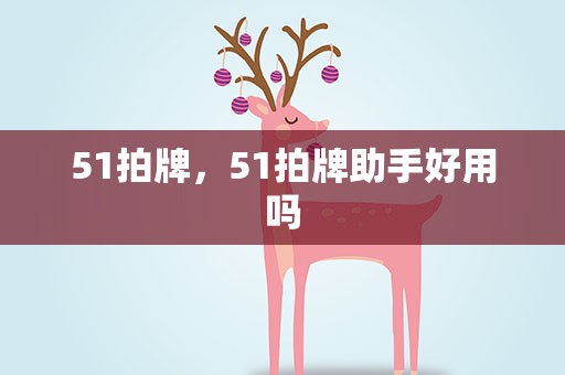 51拍牌，51拍牌助手好用吗