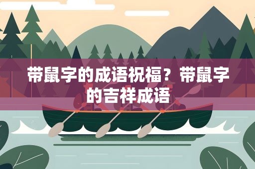 带鼠字的成语祝福？带鼠字的吉祥成语