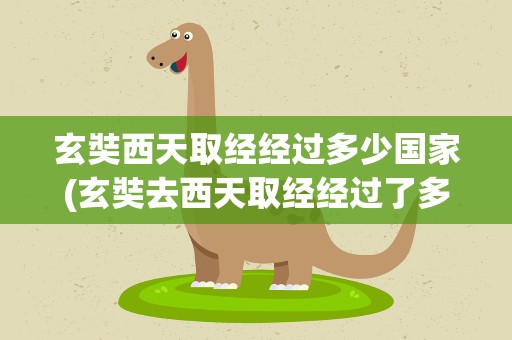 玄奘西天取经经过多少国家(玄奘去西天取经经过了多少个国家)