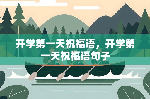 开学第一天祝福语，开学第一天祝福语句子