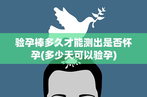 验孕棒多久才能测出是否怀孕(多少天可以验孕)