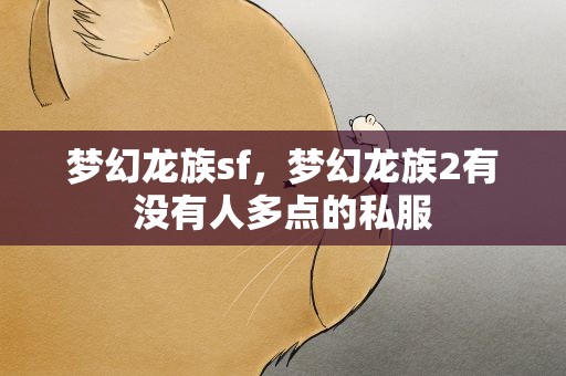 梦幻龙族sf，梦幻龙族2有没有人多点的私服