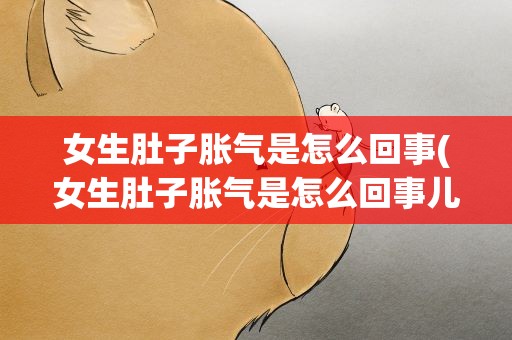 女生肚子胀气是怎么回事(女生肚子胀气是怎么回事儿)