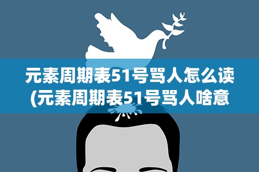 元素周期表51号骂人怎么读(元素周期表51号骂人啥意思)