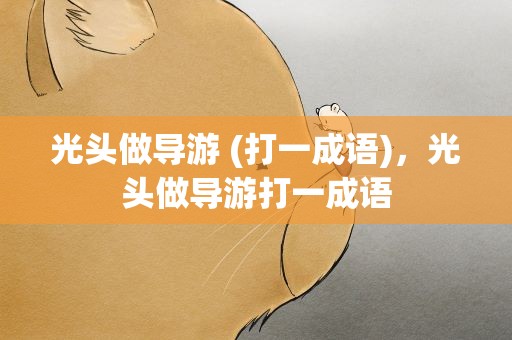 光头做导游 (打一成语)，光头做导游打一成语