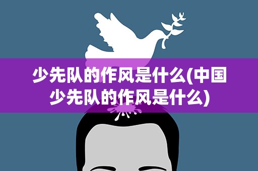 少先队的作风是什么(中国少先队的作风是什么)