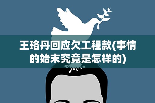 王珞丹回应欠工程款(事情的始末究竟是怎样的)