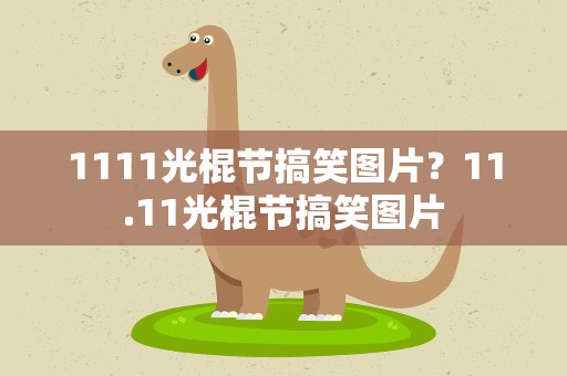 1111光棍节搞笑图片？11.11光棍节搞笑图片