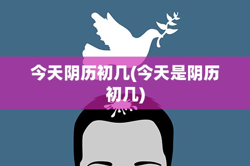 今天阴历初几(今天是阴历初几)