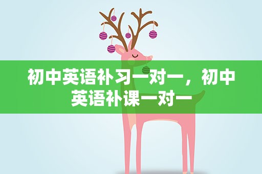 初中英语补习一对一，初中英语补课一对一