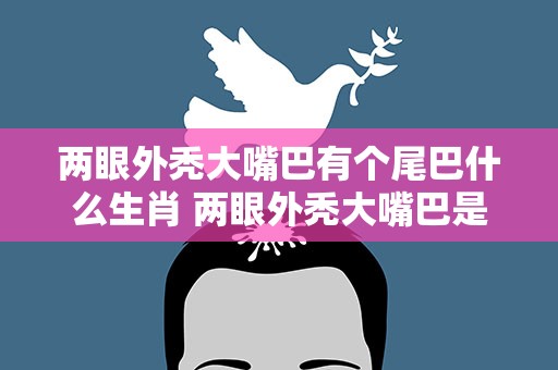 两眼外秃大嘴巴有个尾巴什么生肖 两眼外秃大嘴巴是什么生肖
