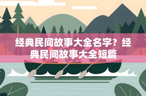 经典民间故事大全名字？经典民间故事大全短篇