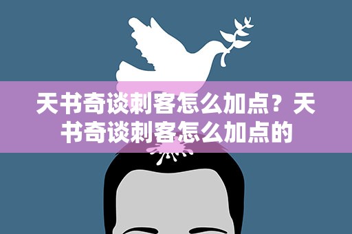 天书奇谈刺客怎么加点？天书奇谈刺客怎么加点的