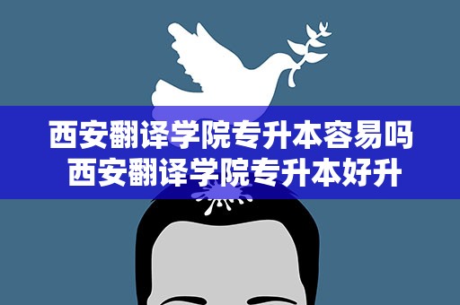 西安翻译学院专升本容易吗 西安翻译学院专升本好升吗