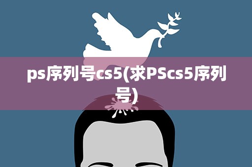 ps序列号cs5(求PScs5序列号)