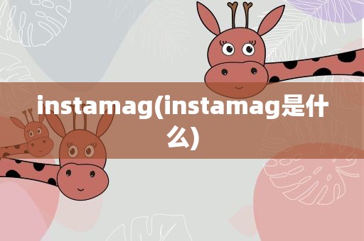 instamag(instamag是什么)