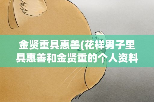 金贤重具惠善(花样男子里具惠善和金贤重的个人资料)
