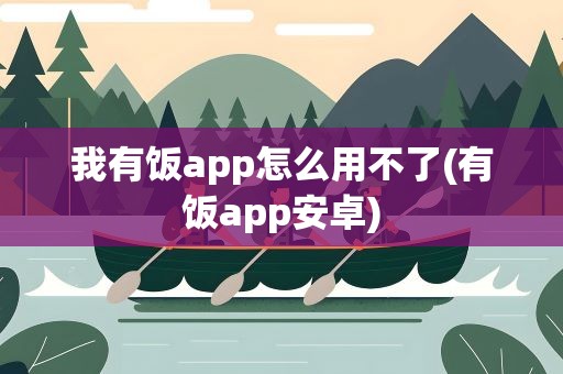 我有饭app怎么用不了(有饭app安卓)
