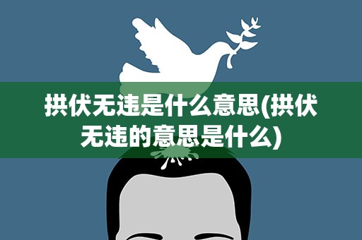 拱伏无违是什么意思(拱伏无违的意思是什么)