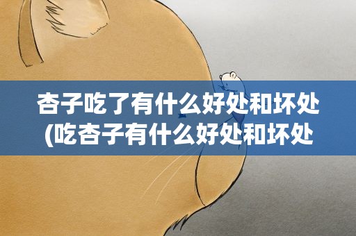 杏子吃了有什么好处和坏处(吃杏子有什么好处和坏处)