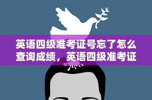 英语四级准考证号忘了怎么查询成绩，英语四级准考证号忘了怎么查询成绩呢