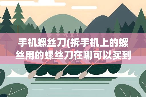手机螺丝刀(拆手机上的螺丝用的螺丝刀在哪可以买到啊!)