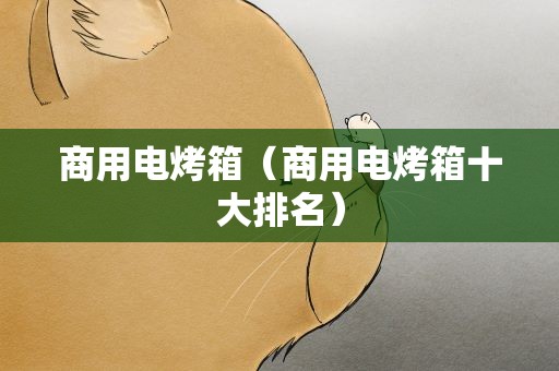 商用电烤箱（商用电烤箱十大排名）