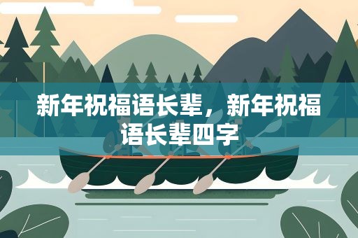 新年祝福语长辈，新年祝福语长辈四字